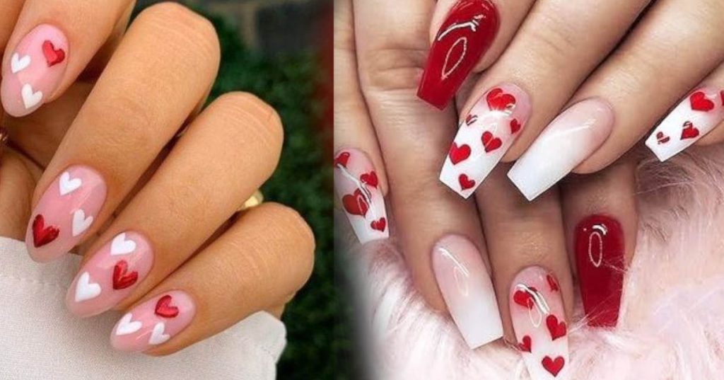 nails design ideas valentin february